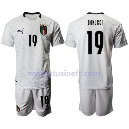 Maillot de Foot Italie Leonardo Bonucci 19 Extérieur UEFA EURO 2020 - Enfant